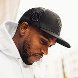 Pro Standard Triple Black Wool Milwaukee Bucks Snapback Hat-photoshoot 