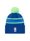 New Era 2023-24 City Edition Cuff Pom Blue Milwaukee Bucks Knit Hat-back 