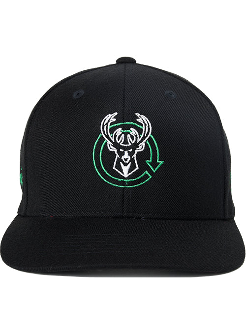 Bucks In Six x  LRG Milwaukee Bucks Adjustable Hat-front