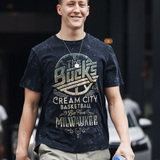 The Wild Collective Cream City Band Milwaukee Bucks T-Shirt