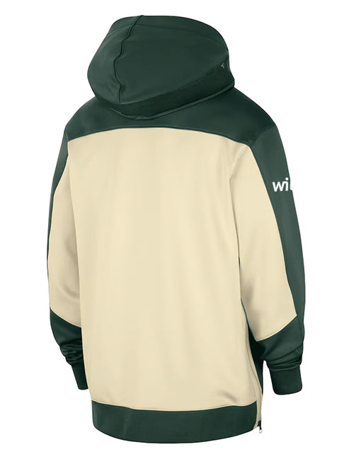 Nike On-Court Showtime 2024-25 Milwaukee Bucks Full Zip Jacket-BACK
