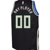 Youth Jordan 2022 Statement Edition Custom Milwaukee Bucks Swingman Jersey-back