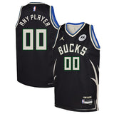 Youth Jordan 2022 Statement Edition Custom Milwaukee Bucks Swingman Jersey-collage