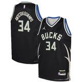 Youth Jordan 2022 Statement Edition Giannis Antetokounmpo Milwaukee Bucks Swingman Jersey