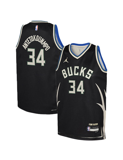 Youth Jordan 2022 Statement Edition Giannis Antetokounmpo Milwaukee Bucks Swingman Jersey