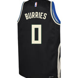Youth Nike 2022 Statement Edition Brayden Burries Milwaukee Bucks Swingman Jersey-back