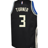 Youth Jordan 2022 Statement Edition Myles Turner Milwaukee Bucks Swingman Jersey-back