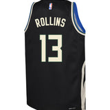 Youth Jordan 2022 Statement Edition Ryan Rollins Milwaukee Bucks Swingman Jersey