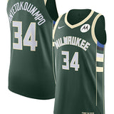 Nike 2022 Icon Edition Giannis Antetokounmpo Milwaukee Bucks Authentic Jersey-collage