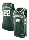 Nike 2022 Icon Edition Khris Middleton Milwaukee Bucks Authentic Jersey