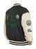 New Era Alpha Industries Reversible Milwaukee Bucks Lightweight Bomber Jacket in Black - Angled Right Side View