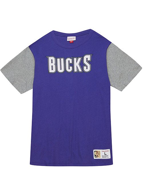 Milwaukee Bucks Colour Block Hoodie 2.0 By Mitchell & Ness - Mens