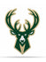 Rico Industries Icon Milwaukee Bucks Pennant in Green - Front View