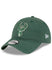 New Era Draft 2023 OTC Milwaukee Bucks Adjustable Hat In Green - Angled Left Side View