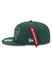 New Era Alpha Industries 59Fifty E1 Milwaukee Bucks Fitted Hat in Green - Left Side View