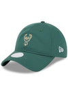 Women's New Era 9Twenty Dash Milwaukee Bucks Adjustable Hat