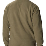 Columbia Helvetia Milwaukee Bucks 1/4 Snap Pullover In Green - Back View