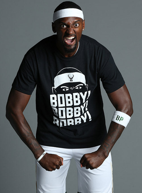 Bobby Portis Chicago Bulls Name & Number Men's #5 Statement T-Shirt - Black  - T-Shirt,Bobby Portis Bulls Jersey - chicago bulls jersey short 