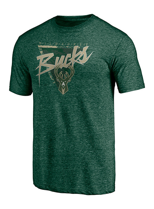 Fanatics Hype It Up Milwaukee Bucks T-Shirt In Green - Front View