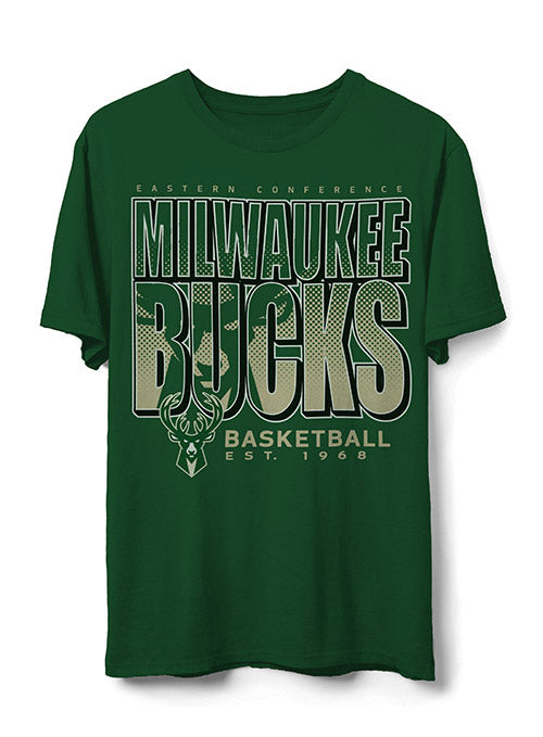 Men's Fanatics Branded Giannis Antetokounmpo Hunter Green Milwaukee Bucks  Pick & Roll T-Shirt