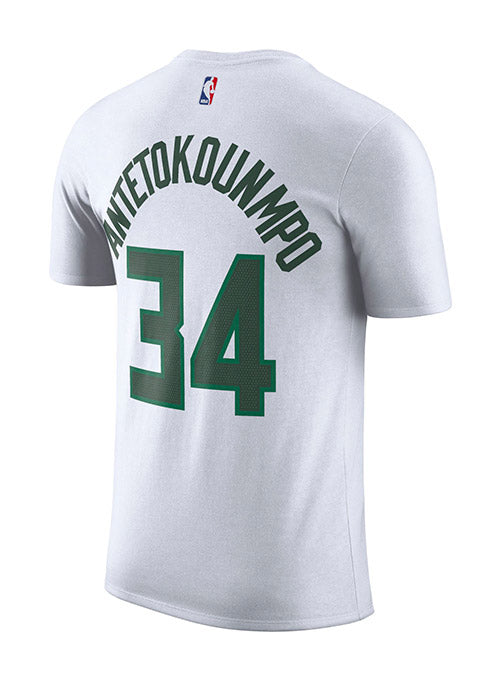 Nike 2021-2022 NBA City Edition Mixtape Giannis Antetokounmpo Milwaukee Bucks T-Shirt