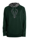 New Era Tech Fleece Tonal Icon Green Milwaukee Bucks Hooded Sweatshirt
