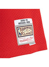 Mitchell & Ness 2008 Michael Redd Milwaukee Bucks Swingman Jersey In Red - Zoom View On Left Hip Tag