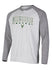 Concepts Sport Ledger Milwaukee Bucks Long Sleeve T-Shirt In Grey - Front View
