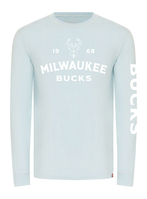 Sportiqe Mohave Smith Sky Milwaukee Bucks Long-Sleeve T-Shirt In Blue - Front View