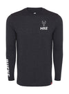 Sportiqe Long-Sleeve Comfy Stack Black Milwaukee Bucks T-Shirt