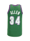 Mitchell & Ness Ray Allen Milwaukee Bucks HWC Swingman Jersey