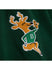 Mitchell & Ness Team Origins Milwaukee Bucks Hooded Sweatshirt In Green - Zoom View On Right Sleeve Logo