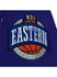 Mitchell & Ness HWC Team Origins Milwaukee Bucks T-Shirt In Purple - Zoom View On Left Sleeve Eastern Conference Logo