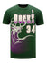 Mitchell & Ness Hardwood Classics Ray Allen Milwaukee Bucks T-Shirt In Green - Front View