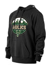 New Era 2022 Tip-Off Milwaukee Bucks Hooded Sweatshirt In Black - Angled Front Left View