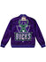 Mitchell & Ness HWC '93 Reverse Milwaukee Bucks Lightweight Varsity Jacket In Gold & Purple - Purple Back View