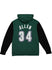 Mitchell & Ness HWC '93 Ray Allen Milwaukee Bucks Hooded Sweatshirt In Green & Black - Back View