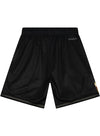 Mitchell & Ness Big Face 4.0 Milwaukee Bucks Shorts In Black & Gold - Back View