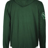 New Era Elite Pack Milwaukee Bucks Hooded Sweatshirt In Green - Back View