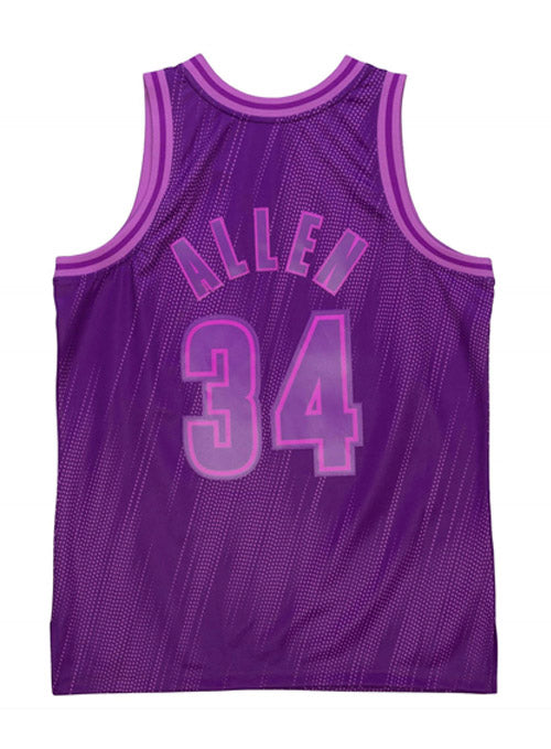 NBA Mitchell & Ness Milwaukee Bucks Heavyweight Purple Jacket