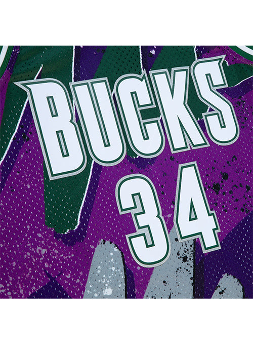 Milwaukee Bucks Hyper Hoops Swingman Jersey - Ray Allen By