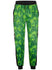 Bucks In Six All Over Print Icon Green Milwaukee Bucks Jogger Pant In Green & Black - Front View