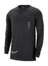 Nike Courtside Long-Sleeve Max 90 Black Milwaukee Bucks T-Shirt In Black - Front View