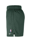 Nike Player On-Court Fir Milwaukee Bucks Shorts In Green - Left Side View