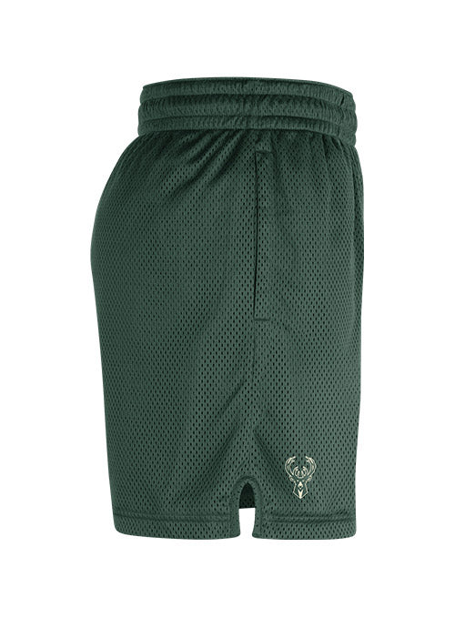Nike Player On-Court Fir Milwaukee Bucks Shorts In Green - Right Side View