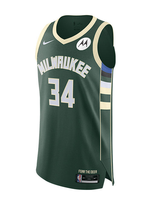 Nike Milwaukee Bucks NBA Authentic City Edition Giannis Antetokounmpo Jersey