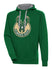 Antigua Victory Global Milwaukee Bucks Hooded Sweatshirt In Green - Front View