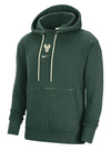 Nike Courtside GTX Green Milwaukee Bucks Hooded Sweatshirt - Front View