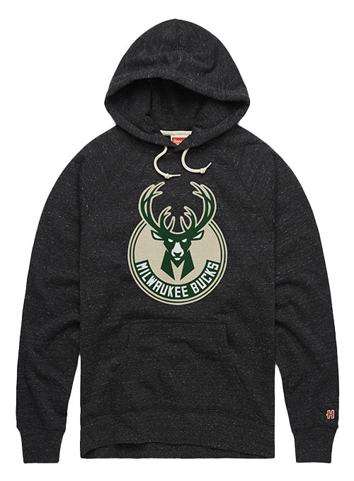 Homage Cream City Basketball Milwaukee Bucks Hooded Sweatshirt / Small