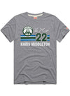 Homage Remix Khris Middleton Grey Jersey Milwaukee Bucks T-Shirt